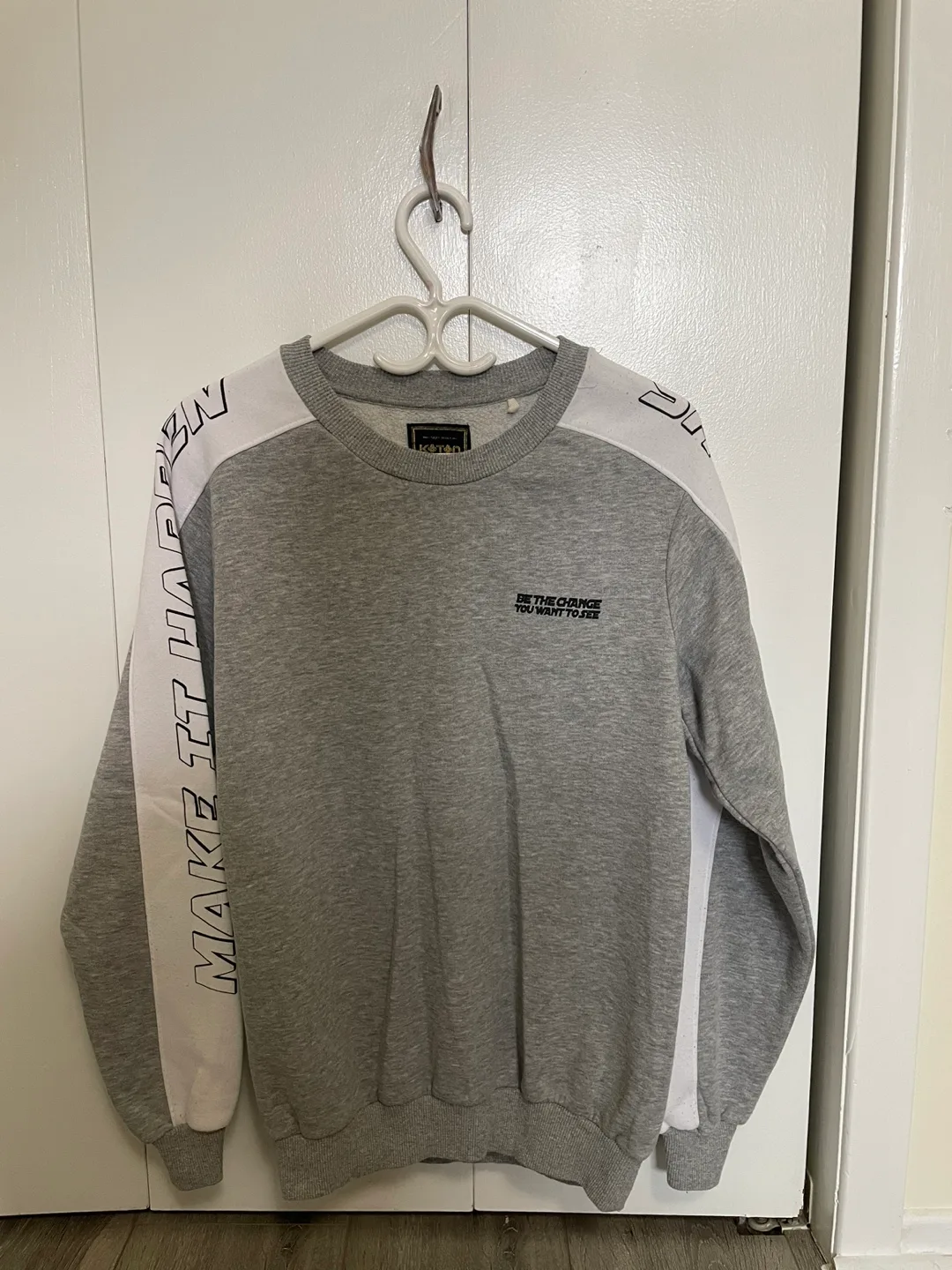Koton Grey & White Sweatshirt thumbnail