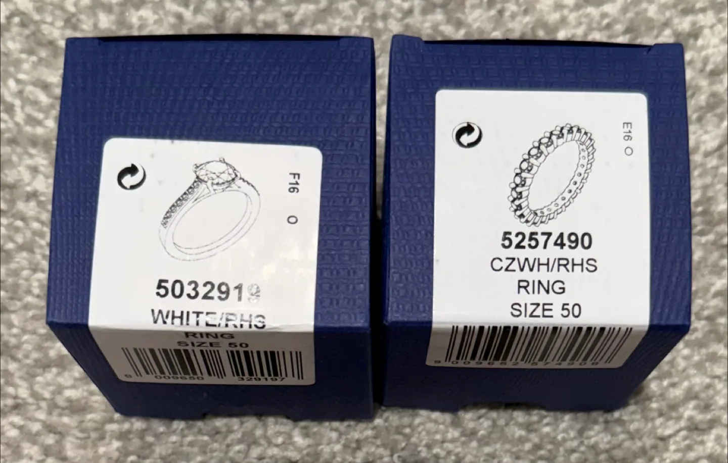 Swarovski Rings - Size 50 thumbnail