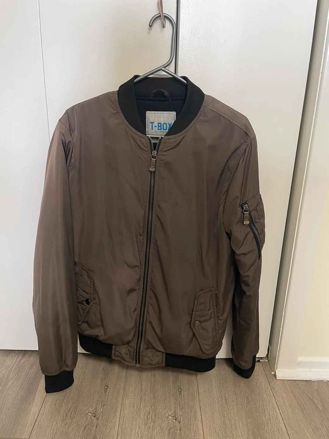 T-Box Brown Bomber Jacket thumbnail