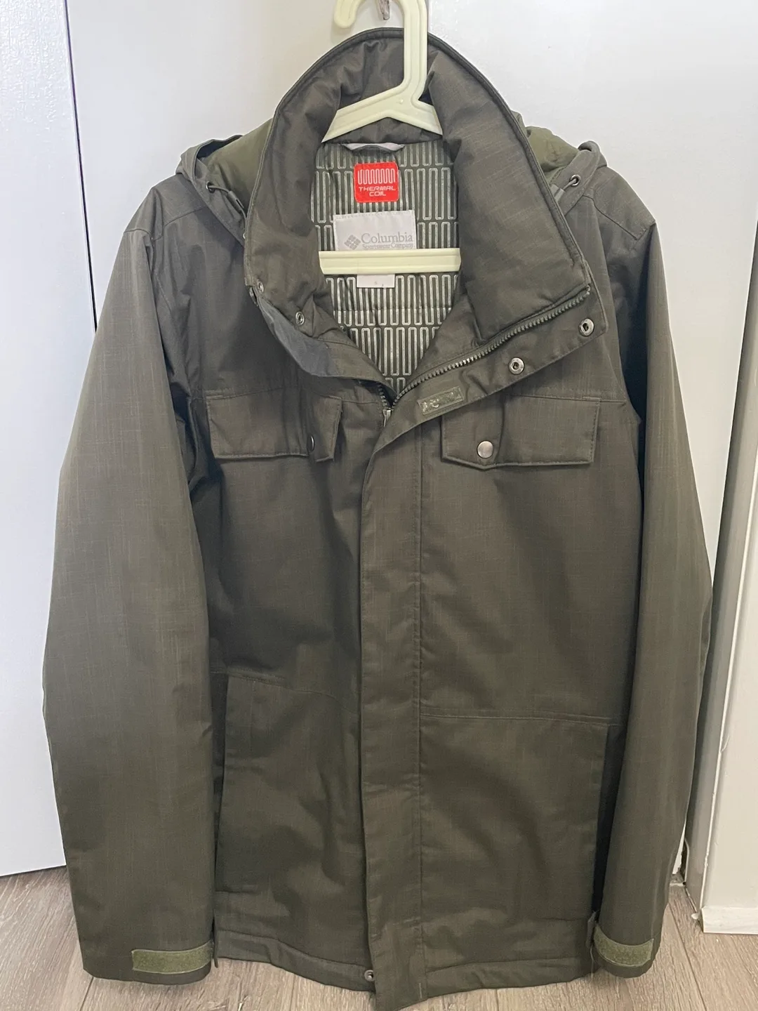 Columbia Olive Green Jacket thumbnail