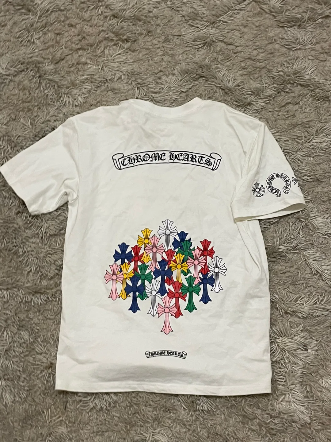 Chrome Hearts White Cotton T-Shirt thumbnail