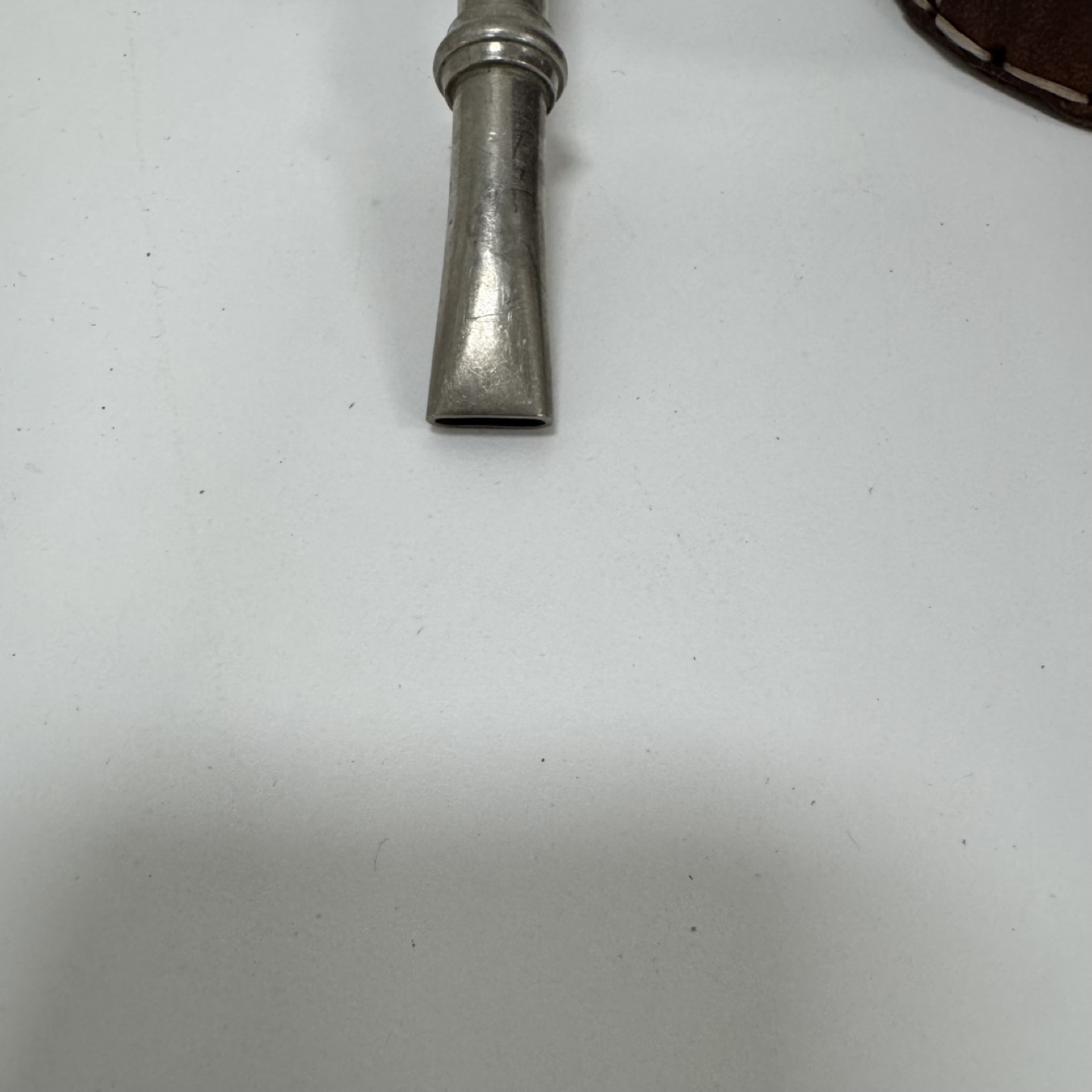 Used Leather-Wrapped Yerba Mate Cup with Bombilla - photo 5