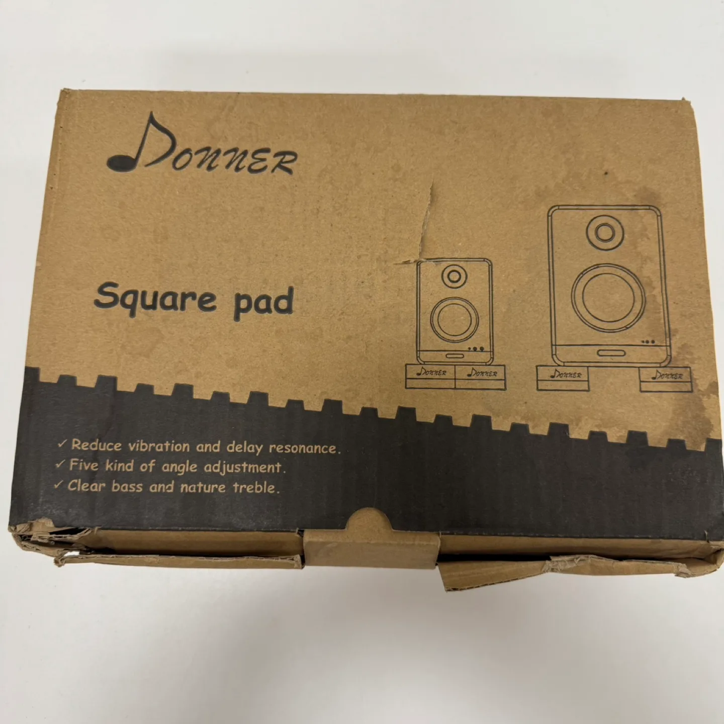 New Donner Square Pad - Adjustable Studio Monitor Isolation Pads image indicator(2)