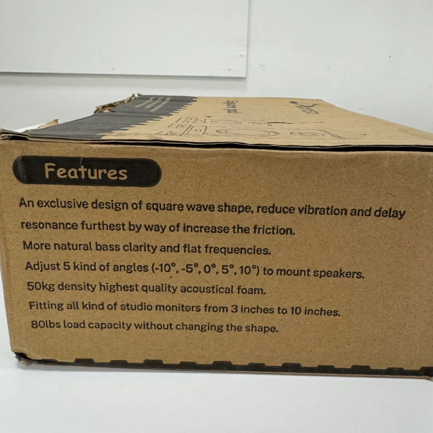 New Donner Square Pad - Adjustable Studio Monitor Isolation Pads image indicator(4)