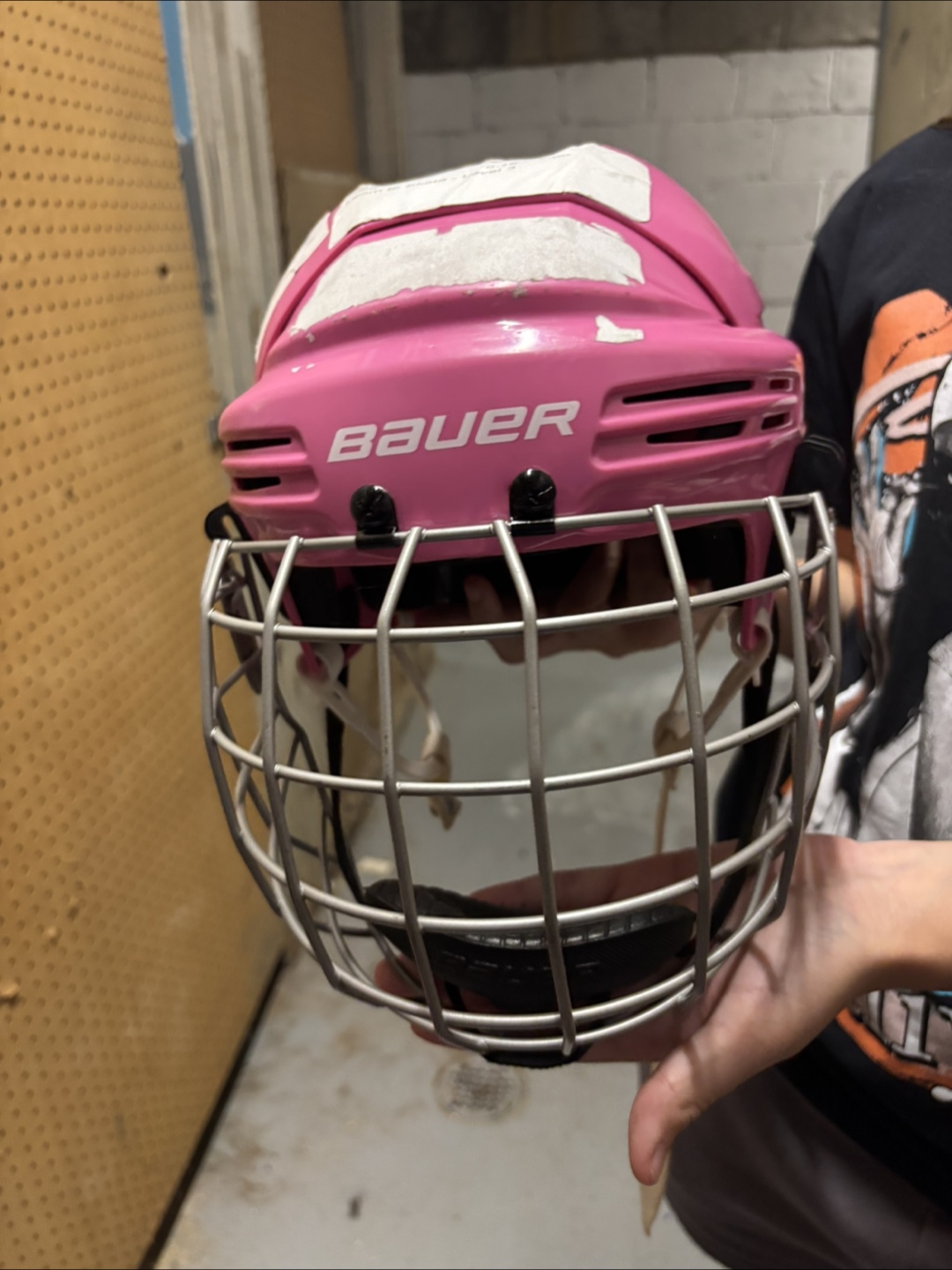 Bauer Pink Hockey Helmet BHH2100M