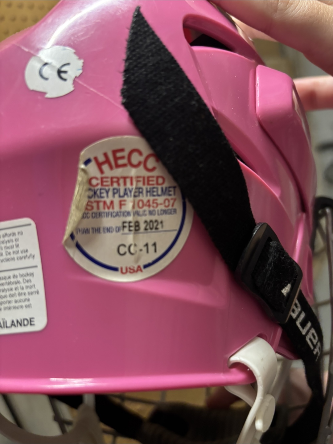 Bauer Pink Hockey Helmet BHH2100M - photo 3