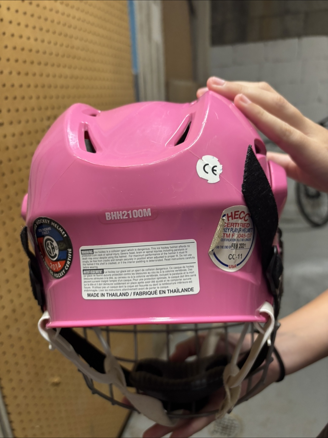 Bauer Pink Hockey Helmet BHH2100M - photo 2