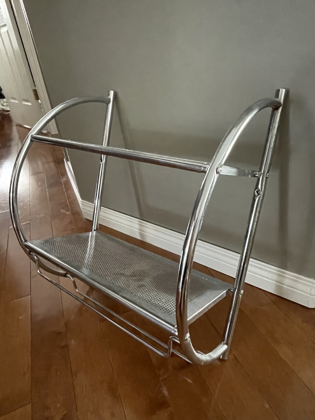 Chrome Bathroom Shelf