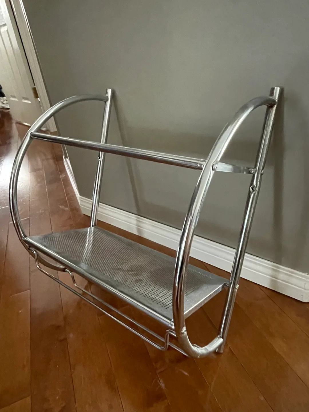 Chrome Bathroom Shelf