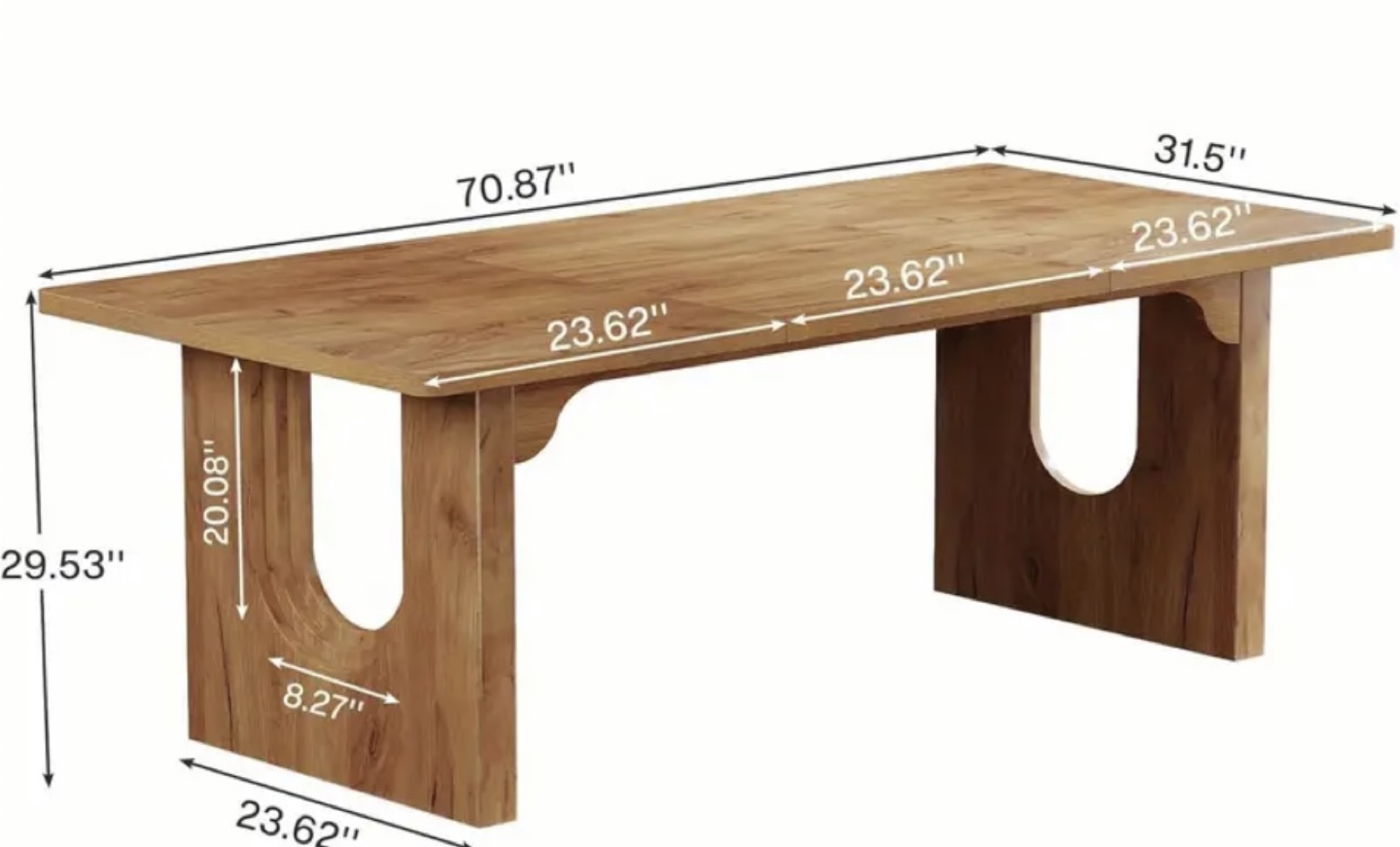 Wood Dining Table - photo 4