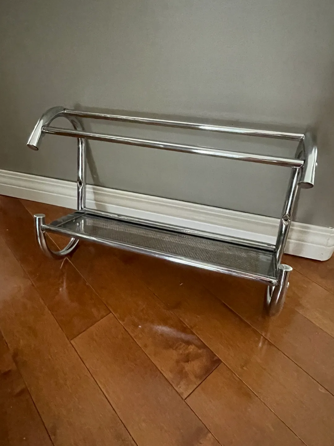 Chrome Towel Rack Shelf