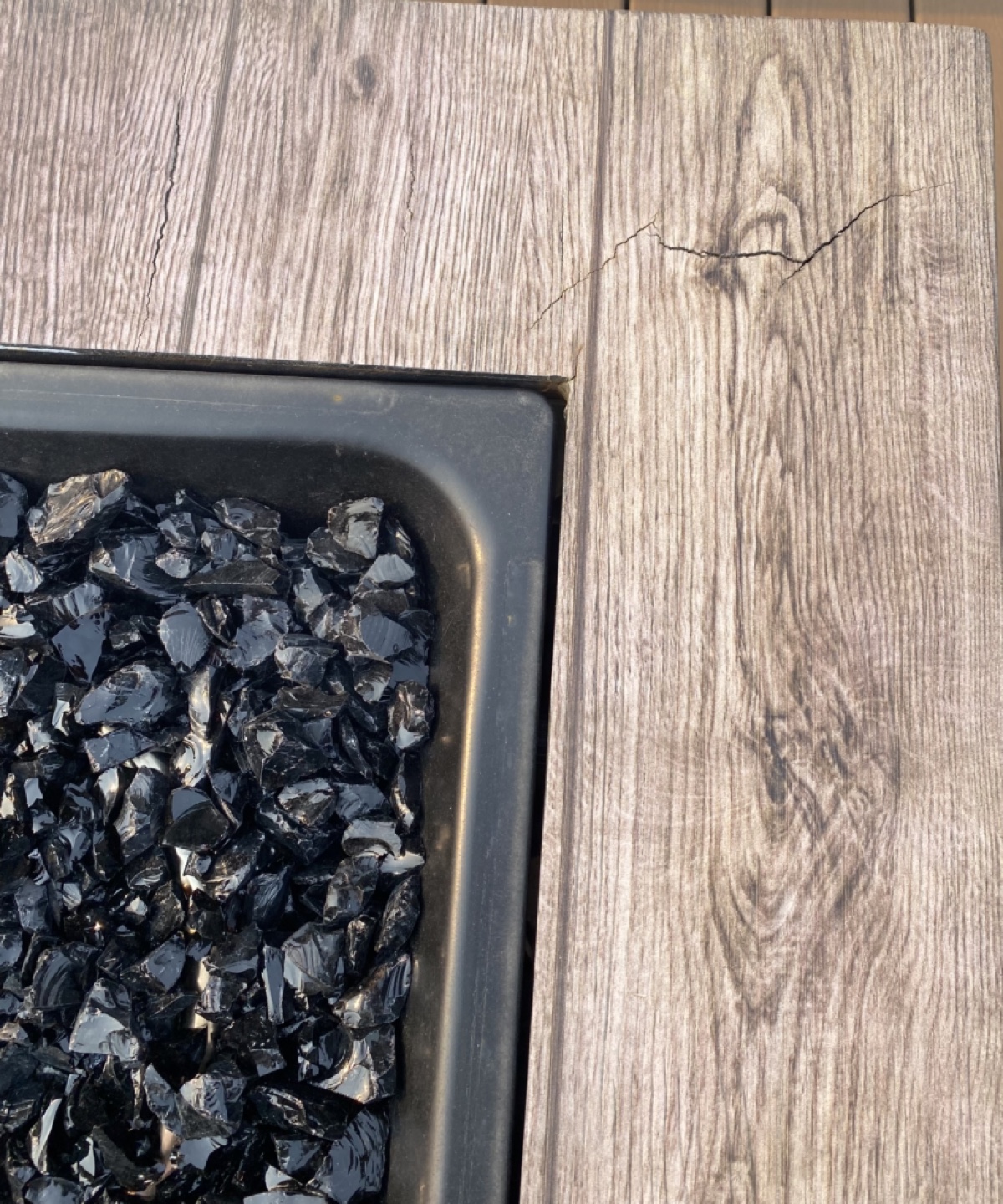 Square Gas Fire Pit Table - photo 2