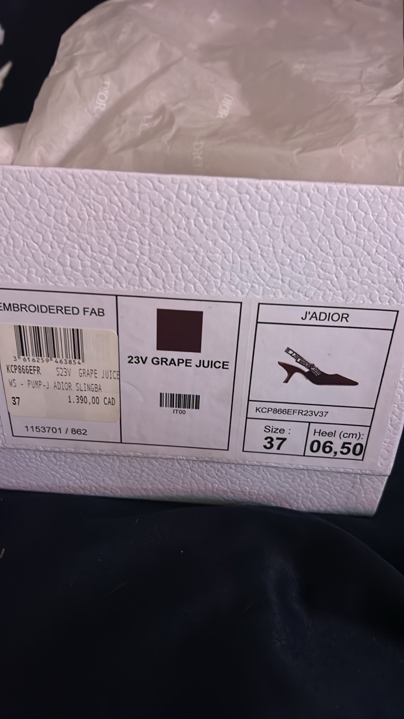Dior J'Adior Slingback Pumps Size 37 - photo 2