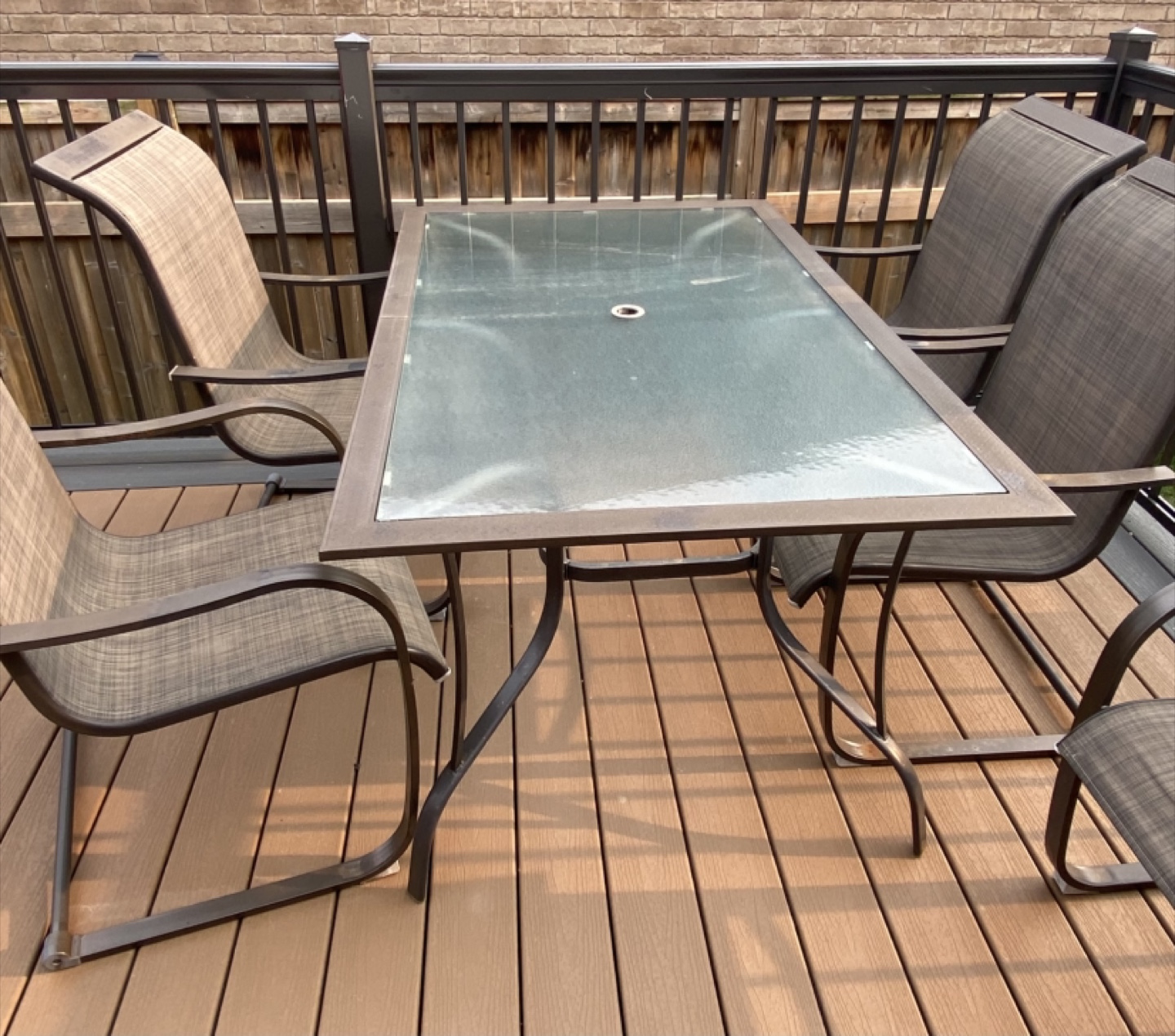 Patio Dining Set - Table & 6 Chairs