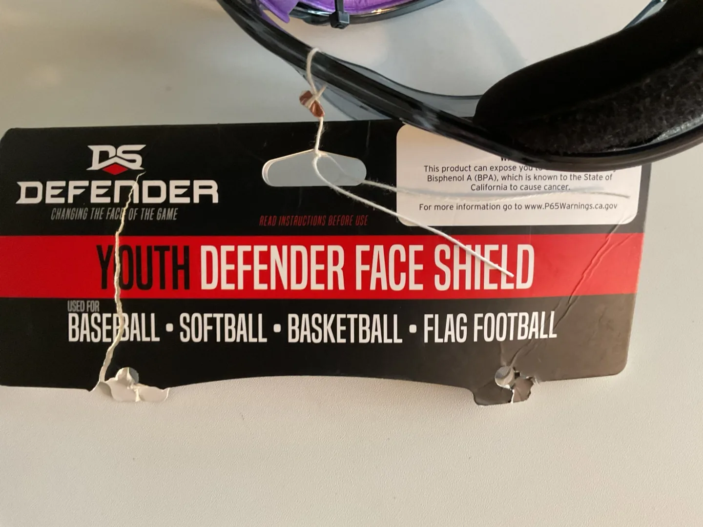 New Defender Youth Purple Fielder's Mask image indicator(6)