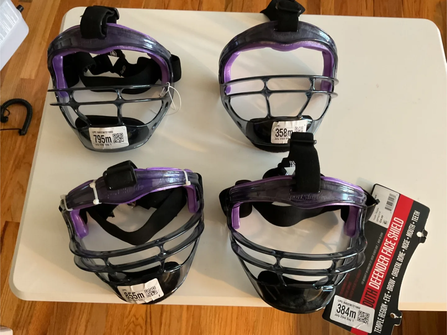 New Defender Youth Purple Fielder's Mask image indicator(7)