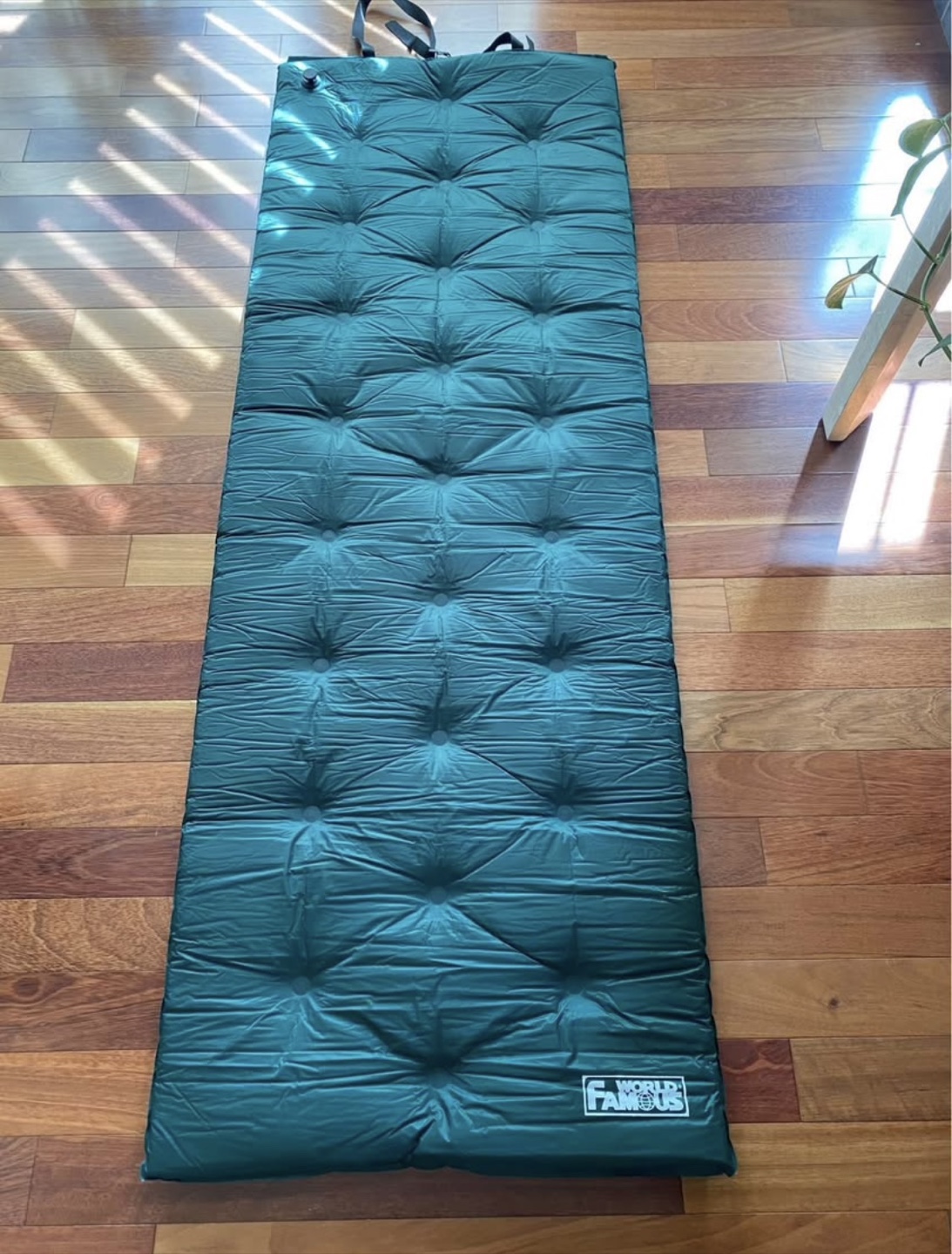 World Famous Self Inflating Camping Sleeping Pad 76”x27”x1”