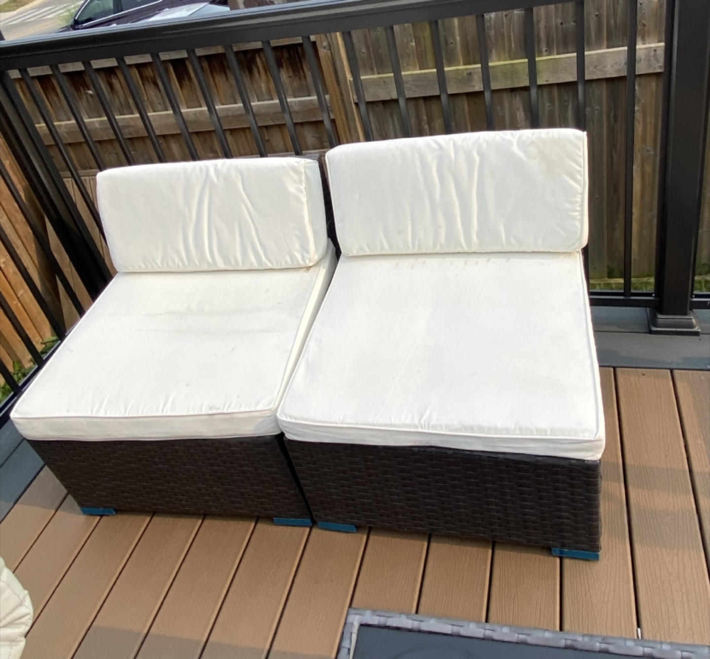 6-Seater Outdoor Wicker Patio Set - photo 3