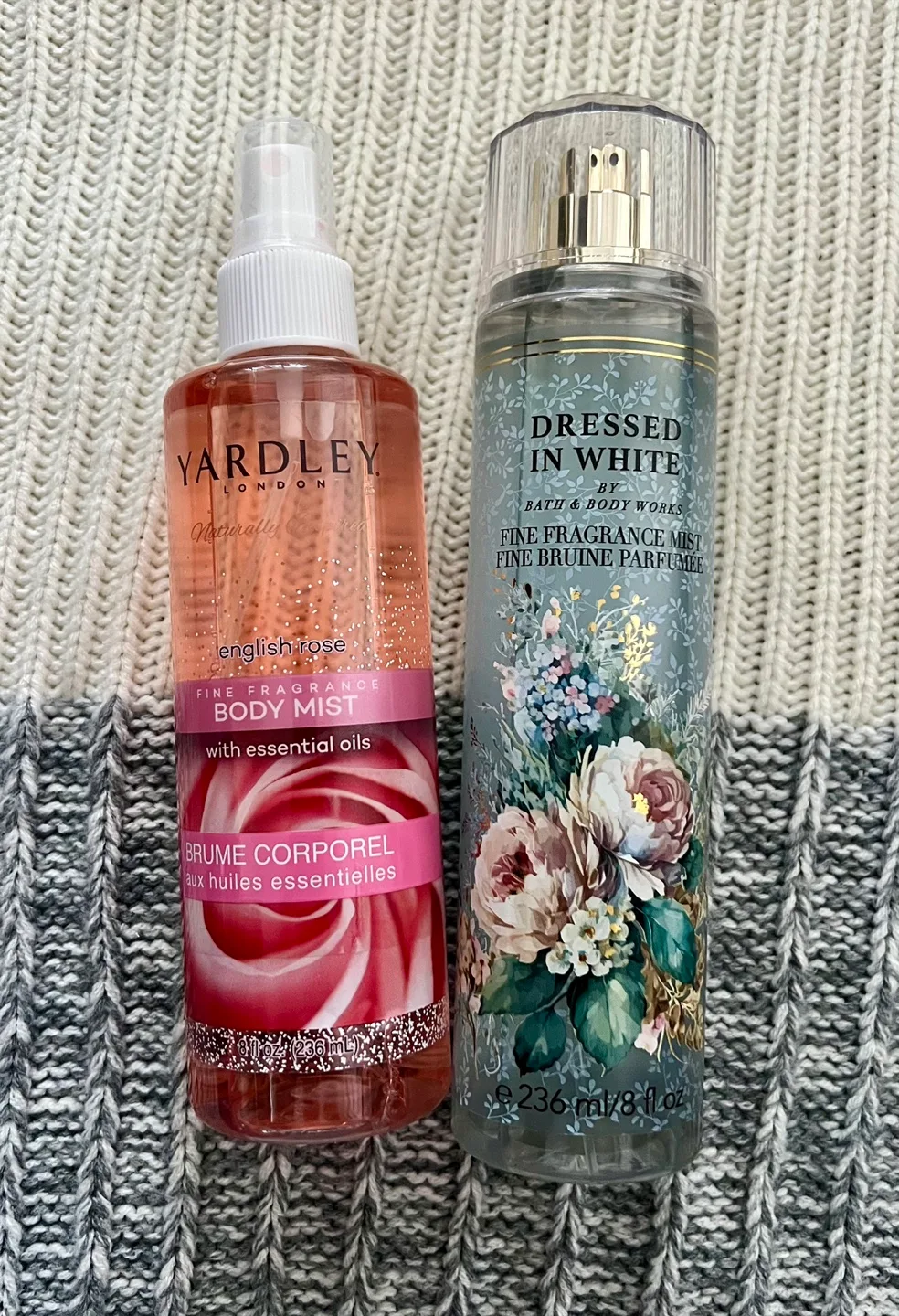 Bath & Body Works Dressed in White & Yardley Body Mists thumbnail