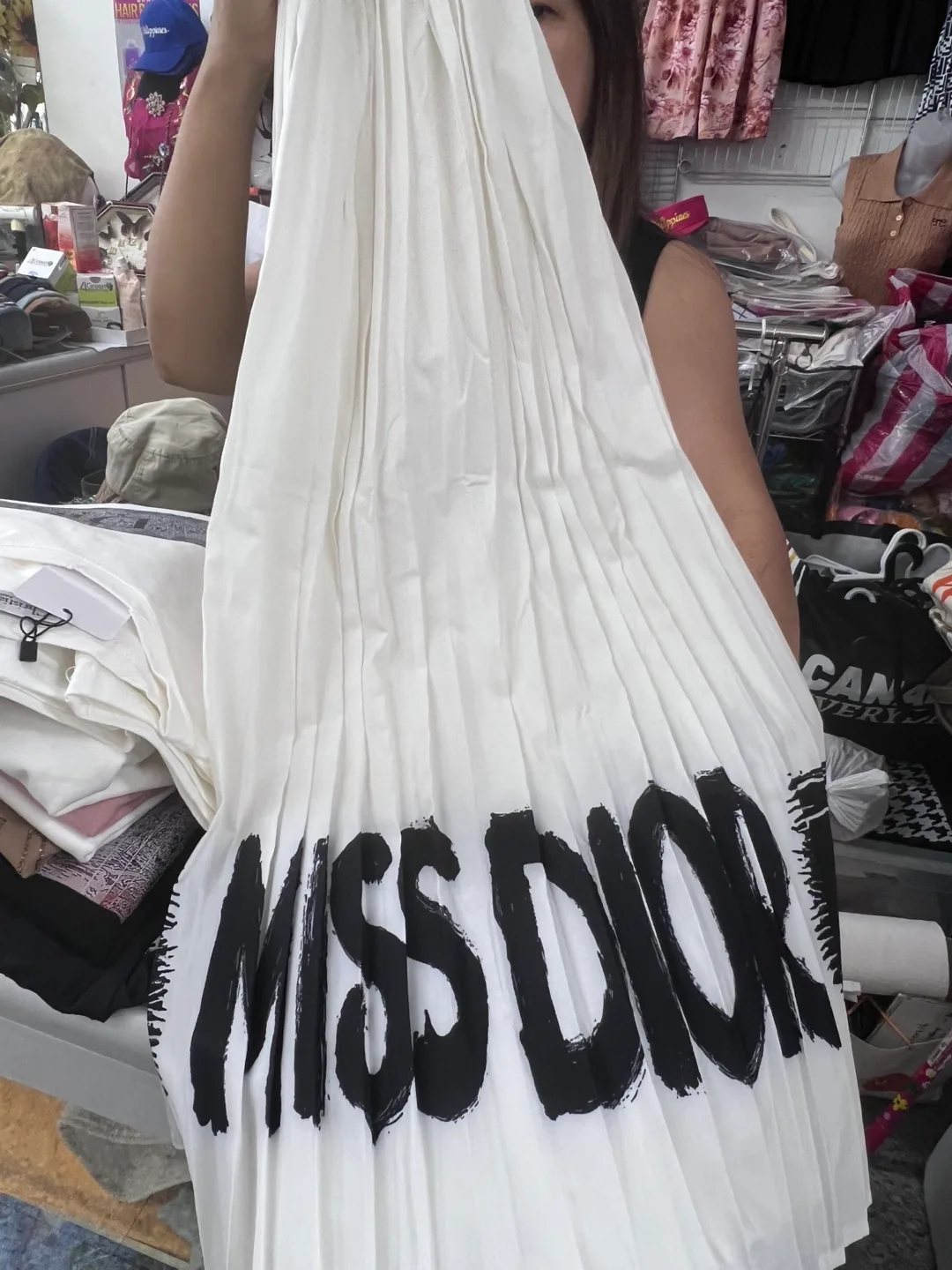 Miss Dior White Pleated Skirt(fashion) image indicator(3)