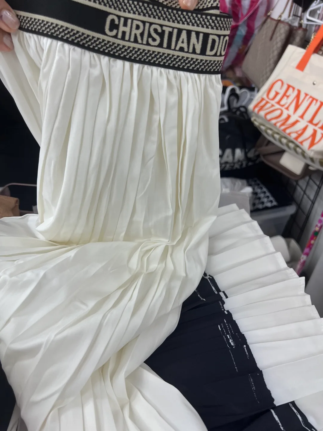 Miss Dior White Pleated Skirt(fashion) image indicator(2)