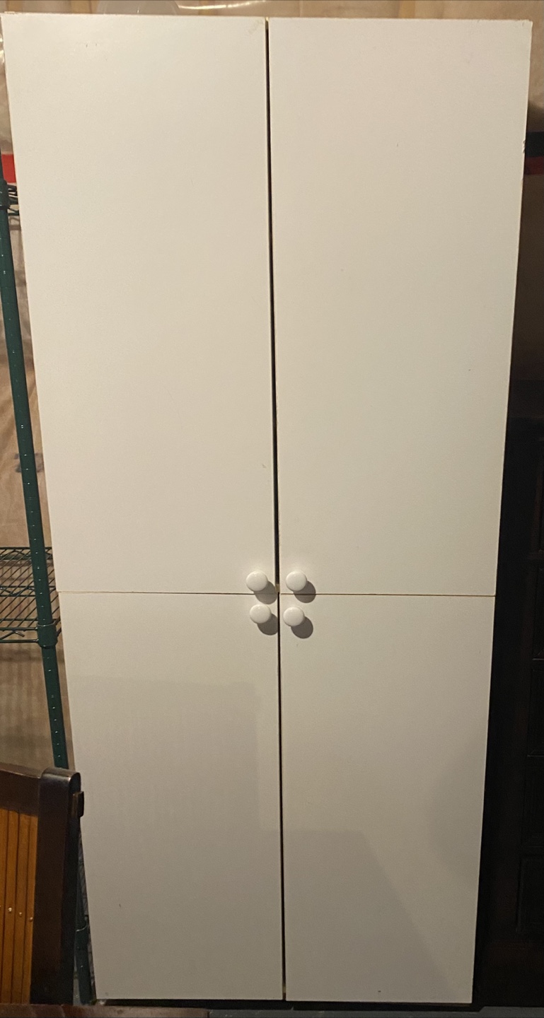 White Cabinet - 70" height x 32" width