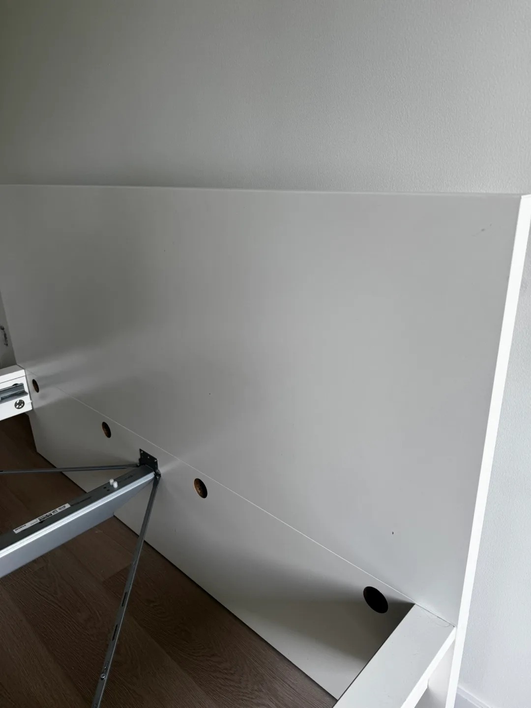 Queen IKEA Malm White Bed Frame with Storage Drawers image indicator(5)