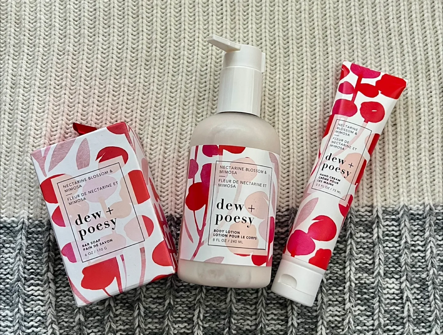 Dew + Poesy Nectarine Blossom & Mimosa Set thumbnail