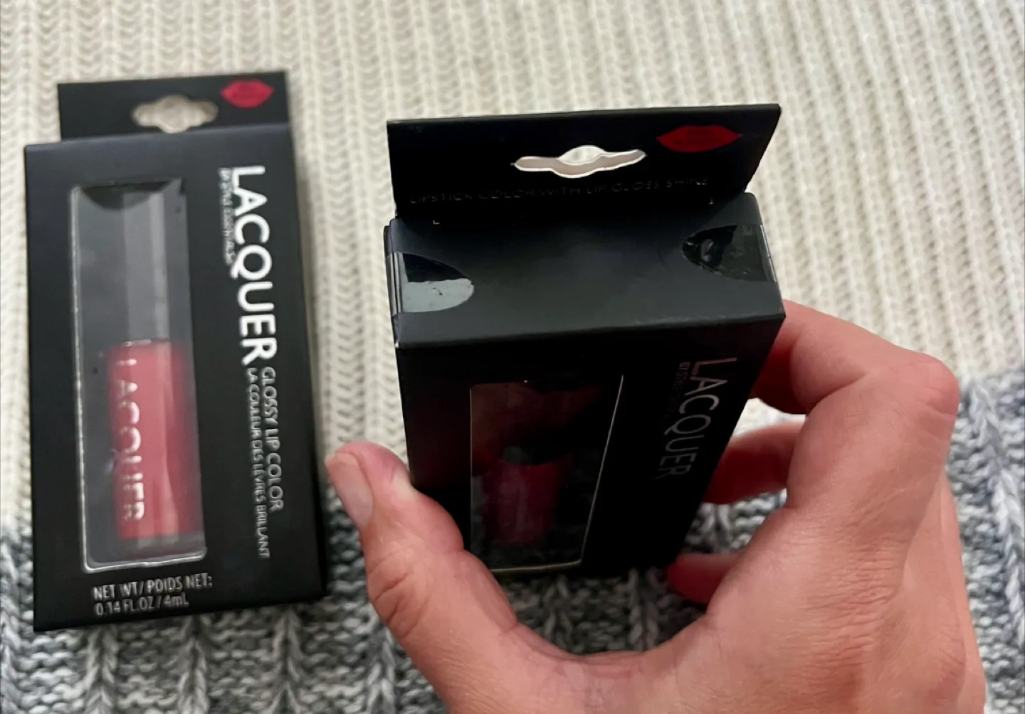 New Lacquer Glossy Lip Color - Red Punch image indicator(2)