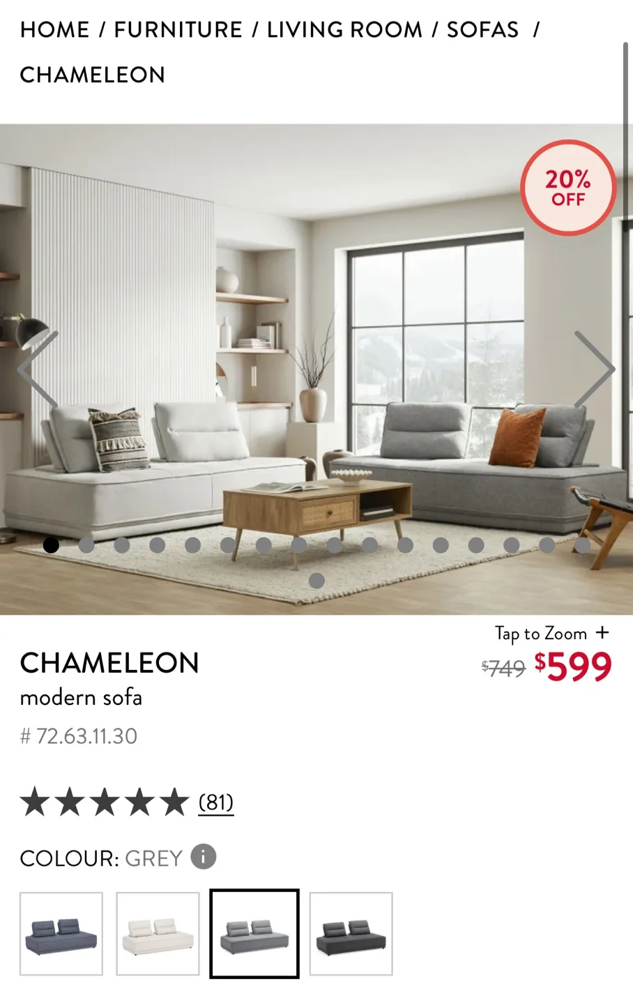 CHAMELEON structube sofa image indicator(6)