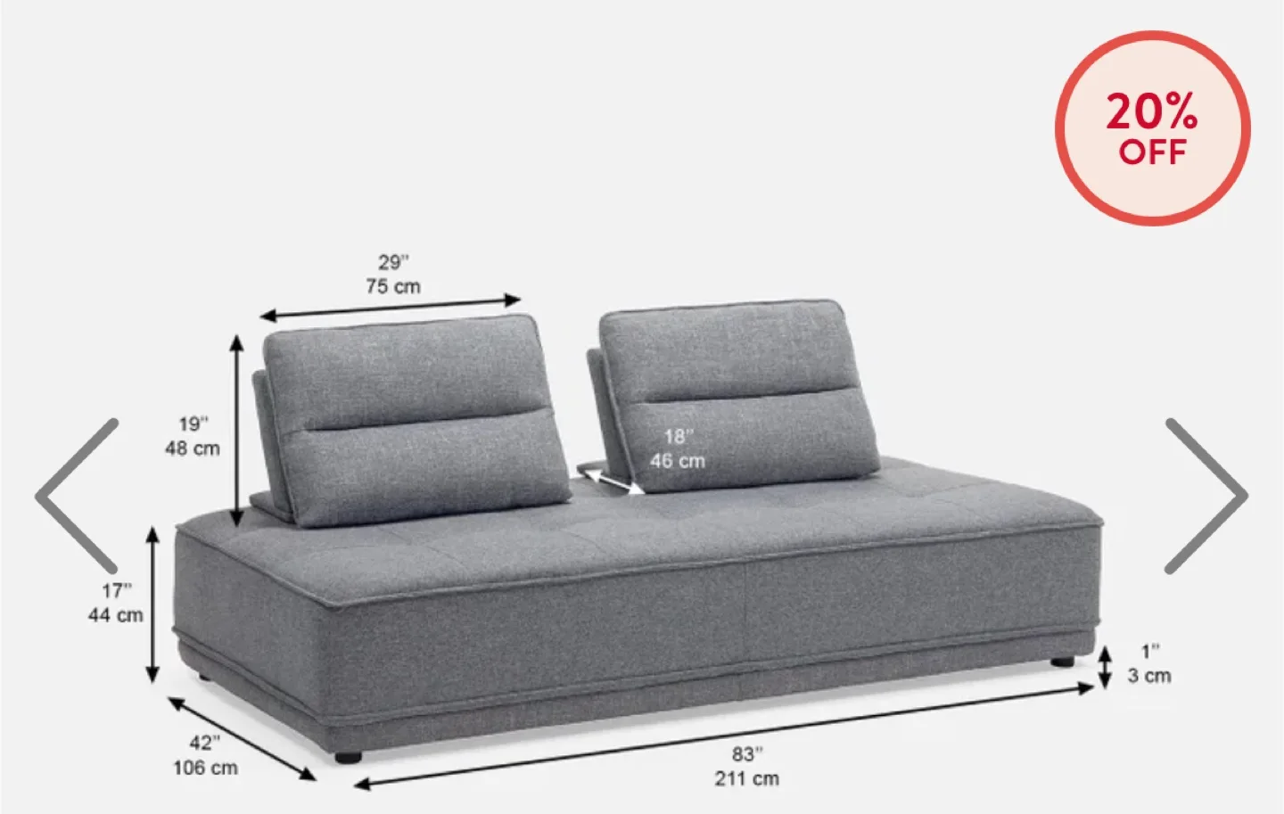 CHAMELEON structube sofa image indicator(7)