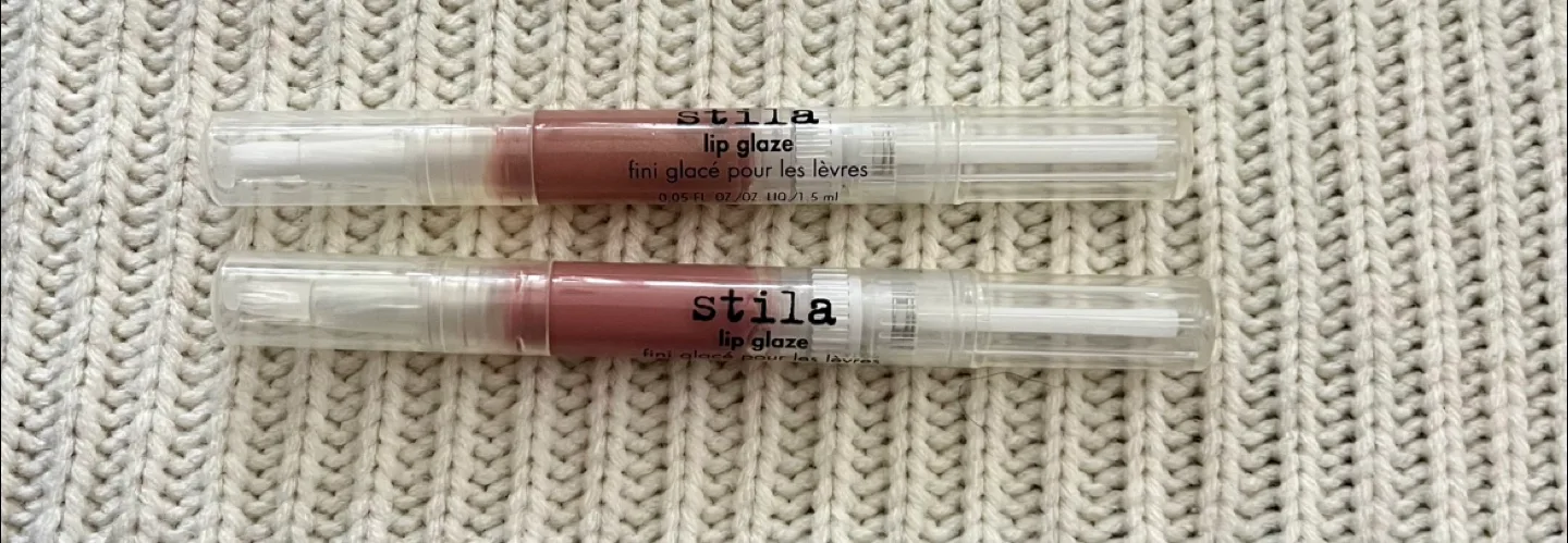 Stila Lip Glaze Duo - Café au Lait & Banana Berry thumbnail