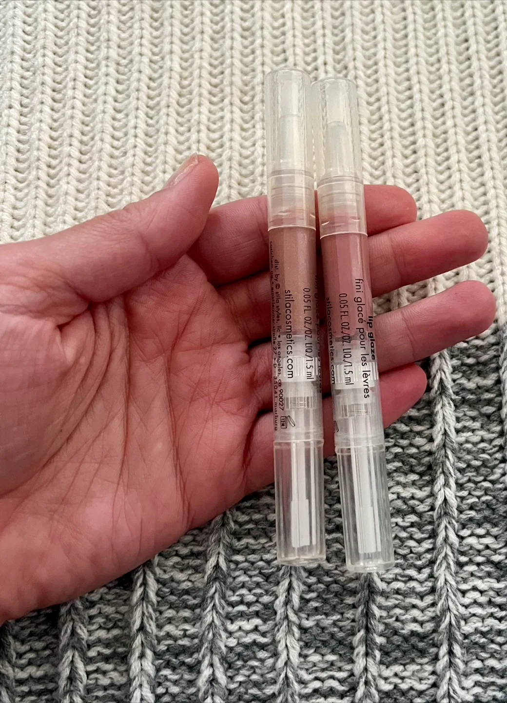 Stila Lip Glaze Duo - Café au Lait & Banana Berry image indicator(2)