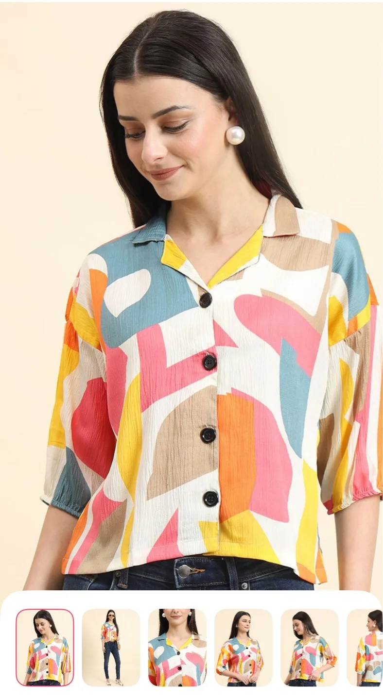 Abstract Print Shirt thumbnail