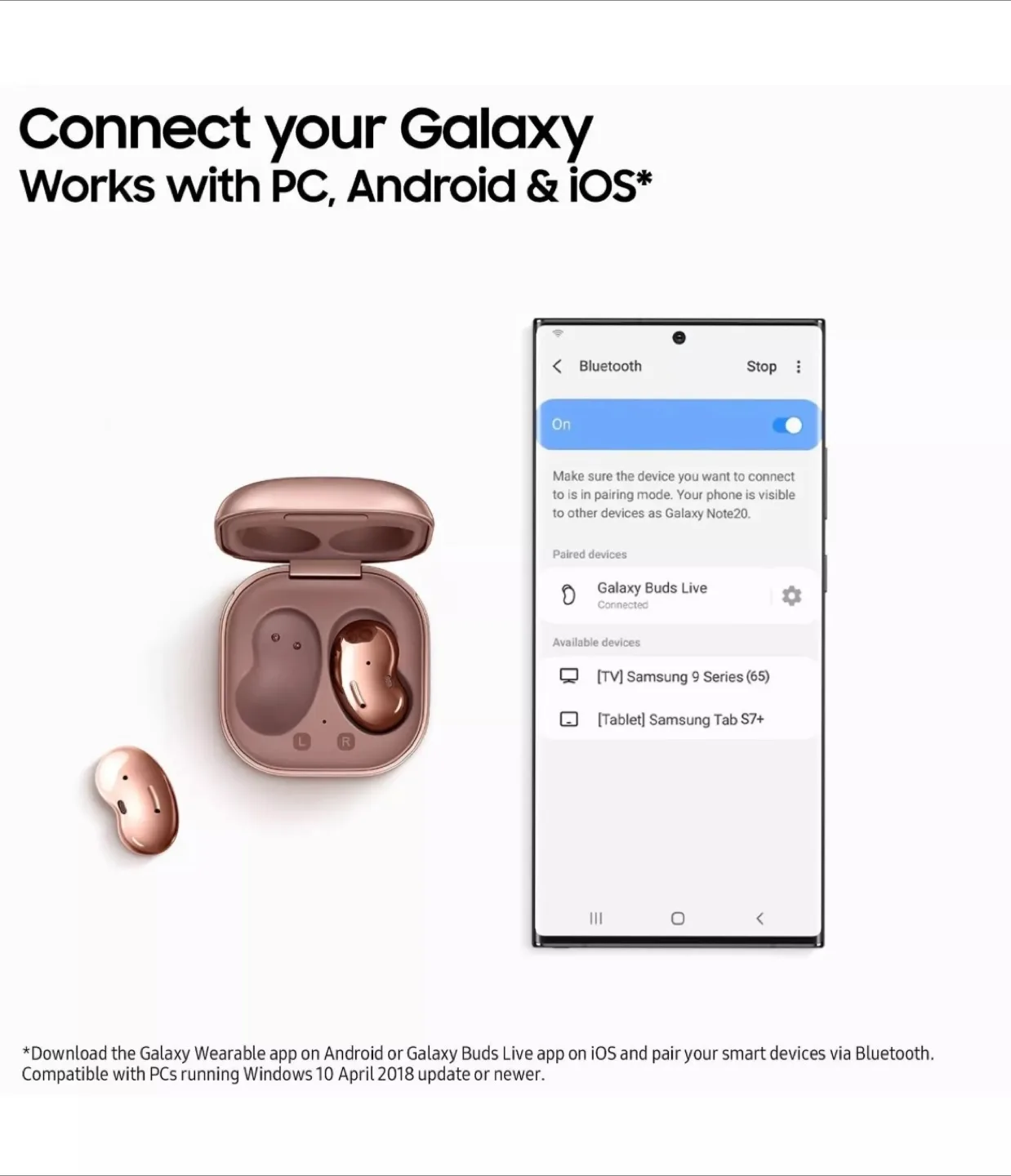 Samsung Galaxy Buds Live - Rose Gold image indicator(2)