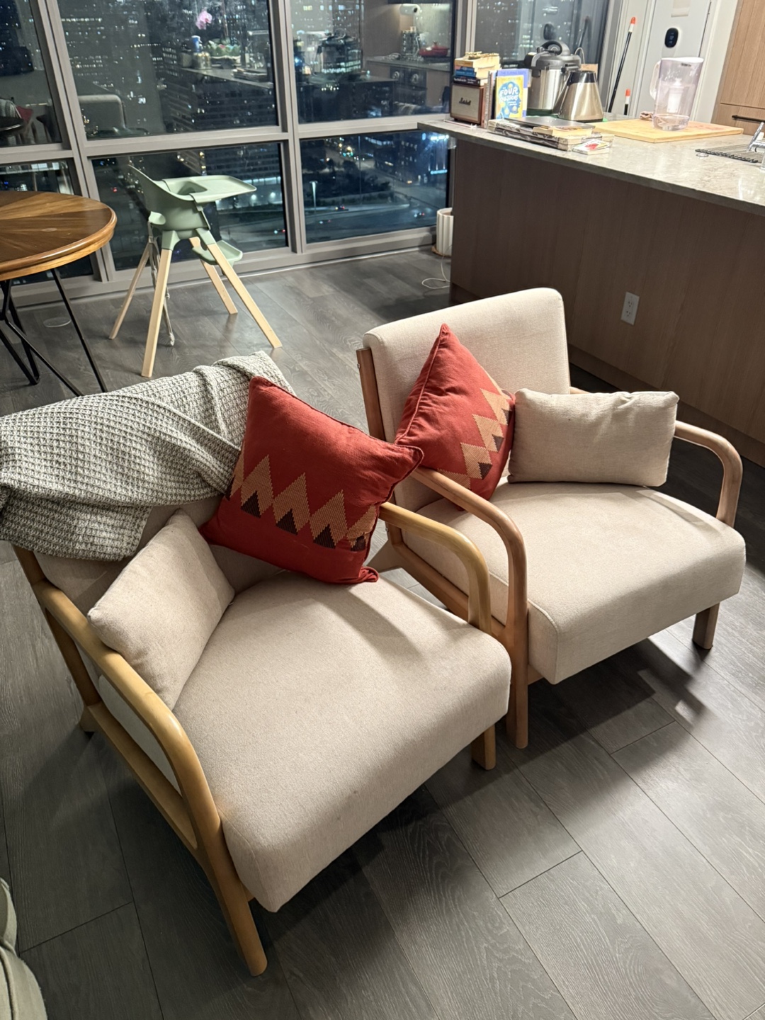 Modern Accent Chairs (Set of 2) - photo 2