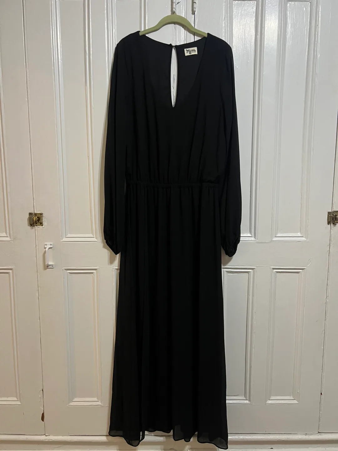 Show Me Your Mumu Black Maxi Dress - XL thumbnail