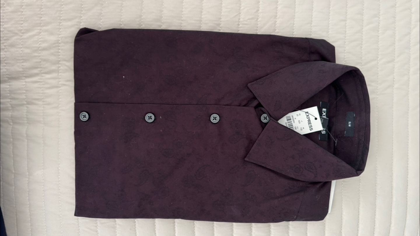 Express Slim Fit Shirt - Size Medium