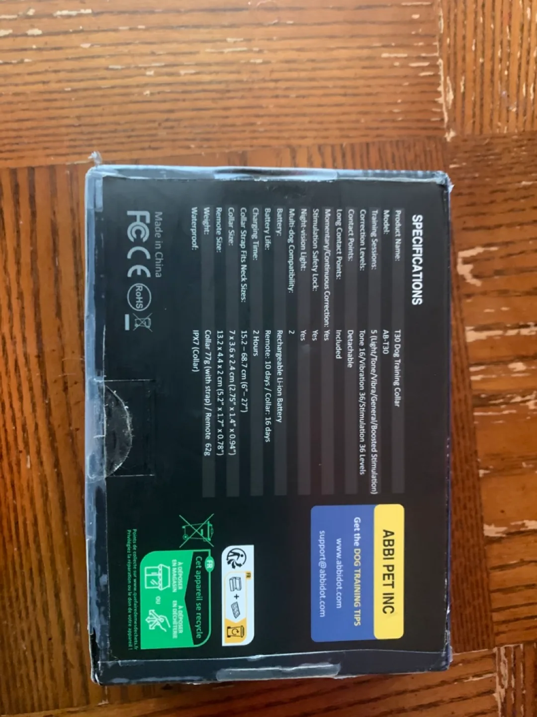 New ABBI PET T30 Dog Training E-Collar image indicator(2)