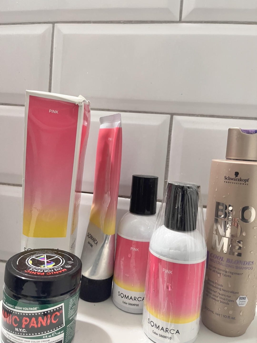 Japanese Somarca Pink Hair Dye & Shampoo + More