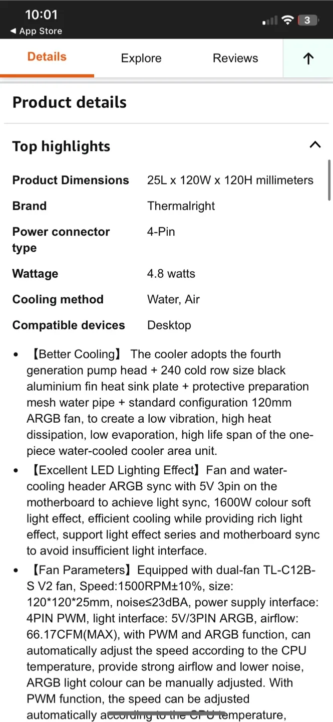 Thermalright Aqua Elite 240 V3 ARGB CPU Liquid Cooler - New image indicator(8)
