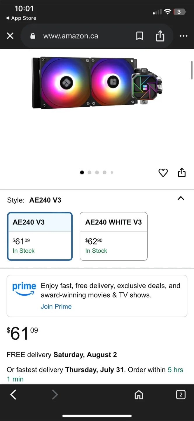 Thermalright Aqua Elite 240 V3 ARGB CPU Liquid Cooler - New image indicator(7)