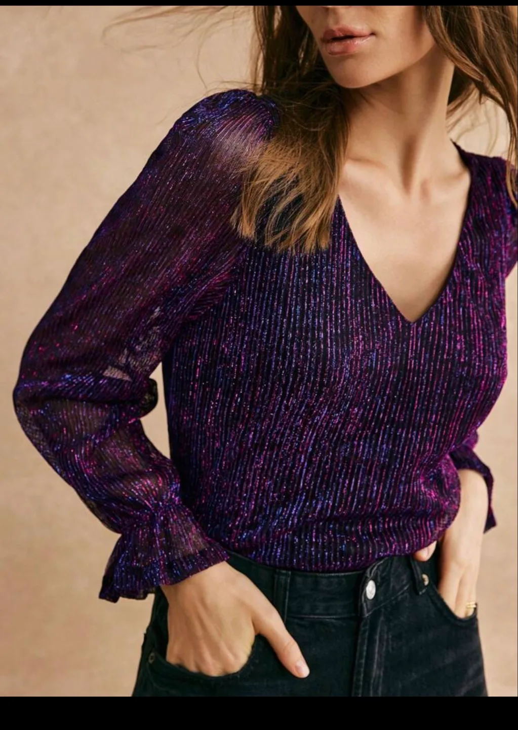 Purple Long Sleeve Top thumbnail