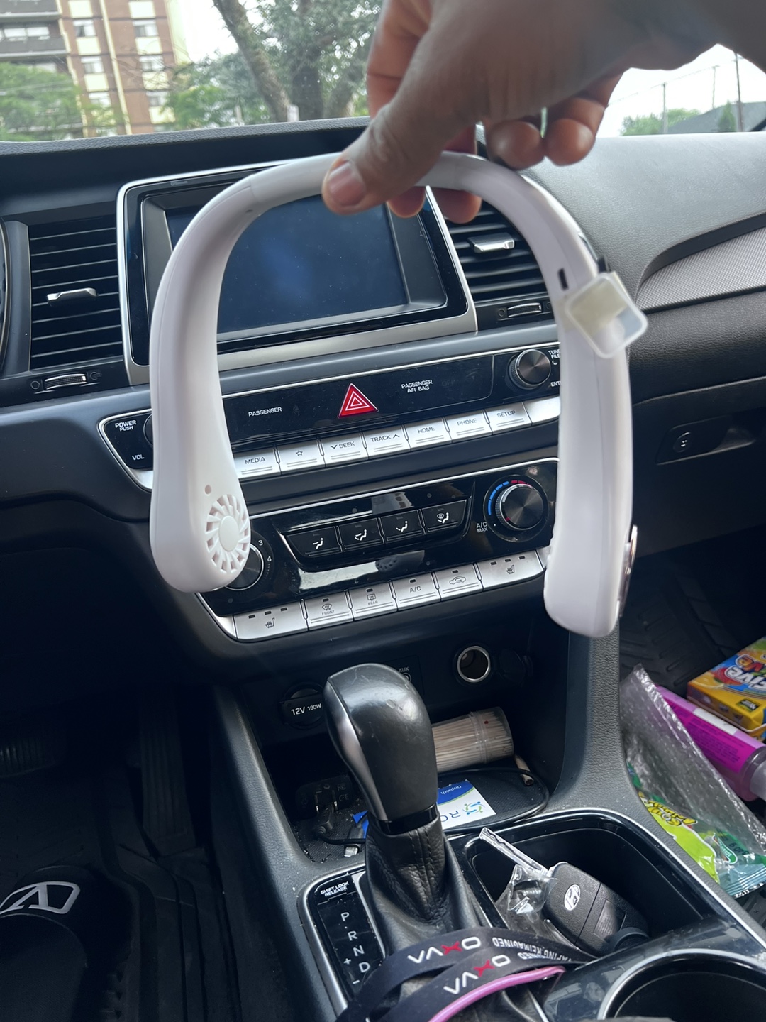 Portable Neck Fan - White - photo 4