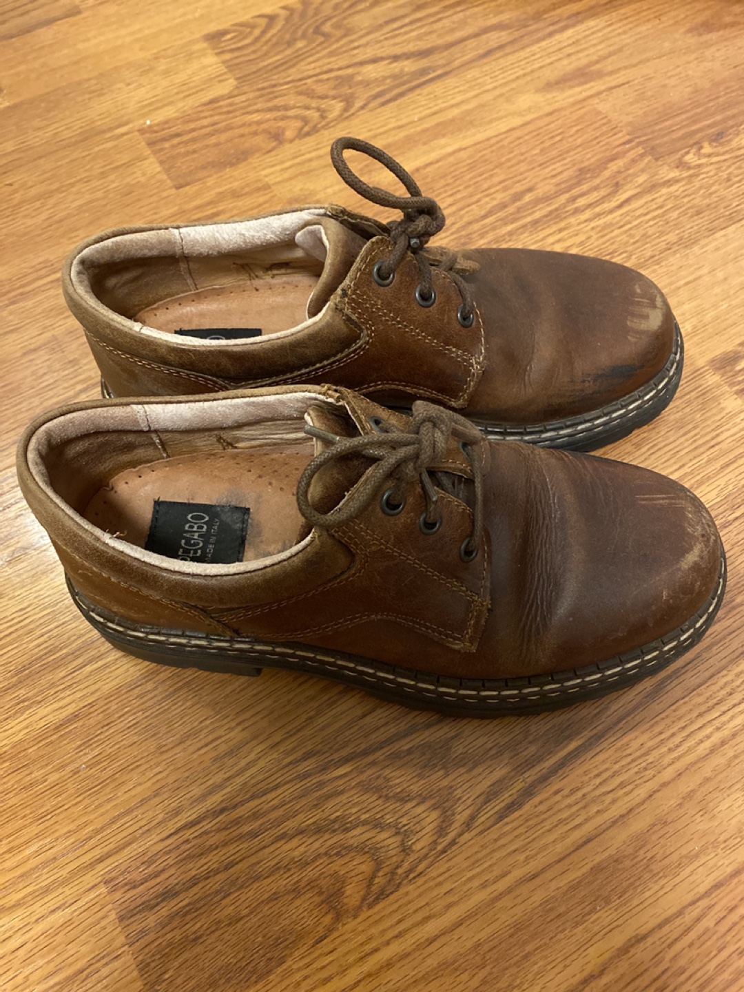 Vintage brown Italian leather oxfords - photo 2