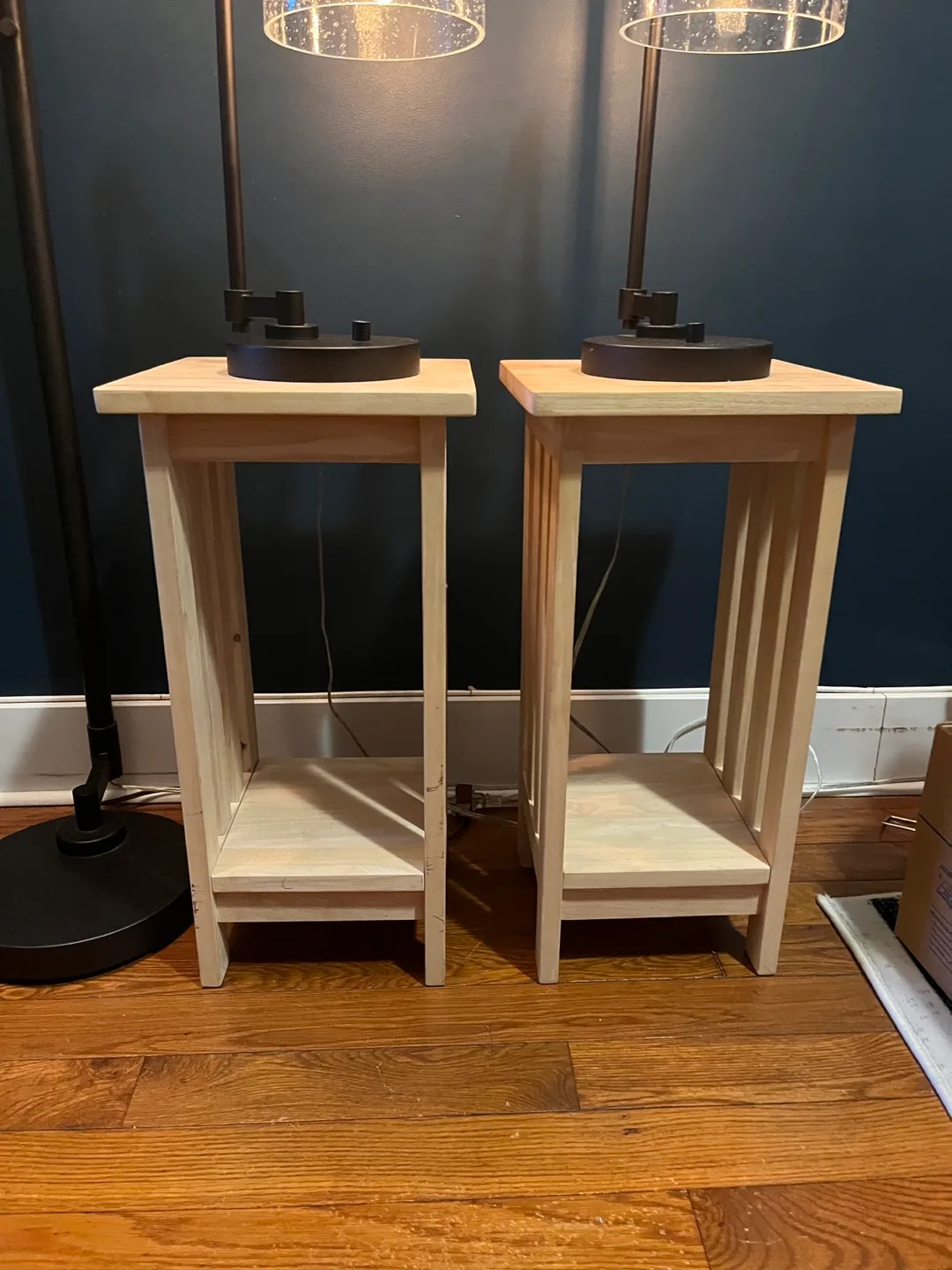 Wooden Side Tables (Set of 2) thumbnail