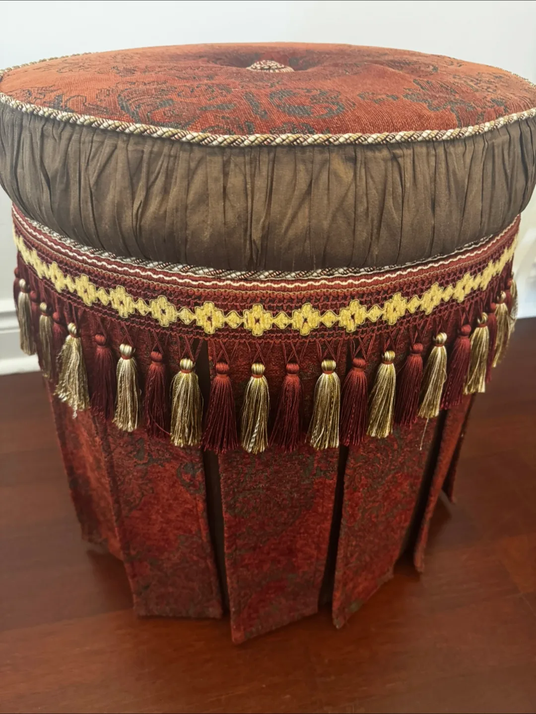 Upholstered Ottoman Footstool thumbnail