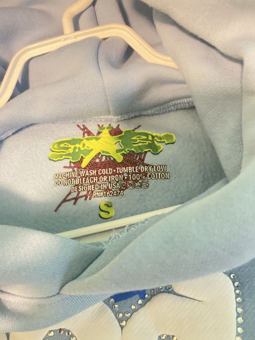 Sp5der Hoodie - Size Small - photo 2