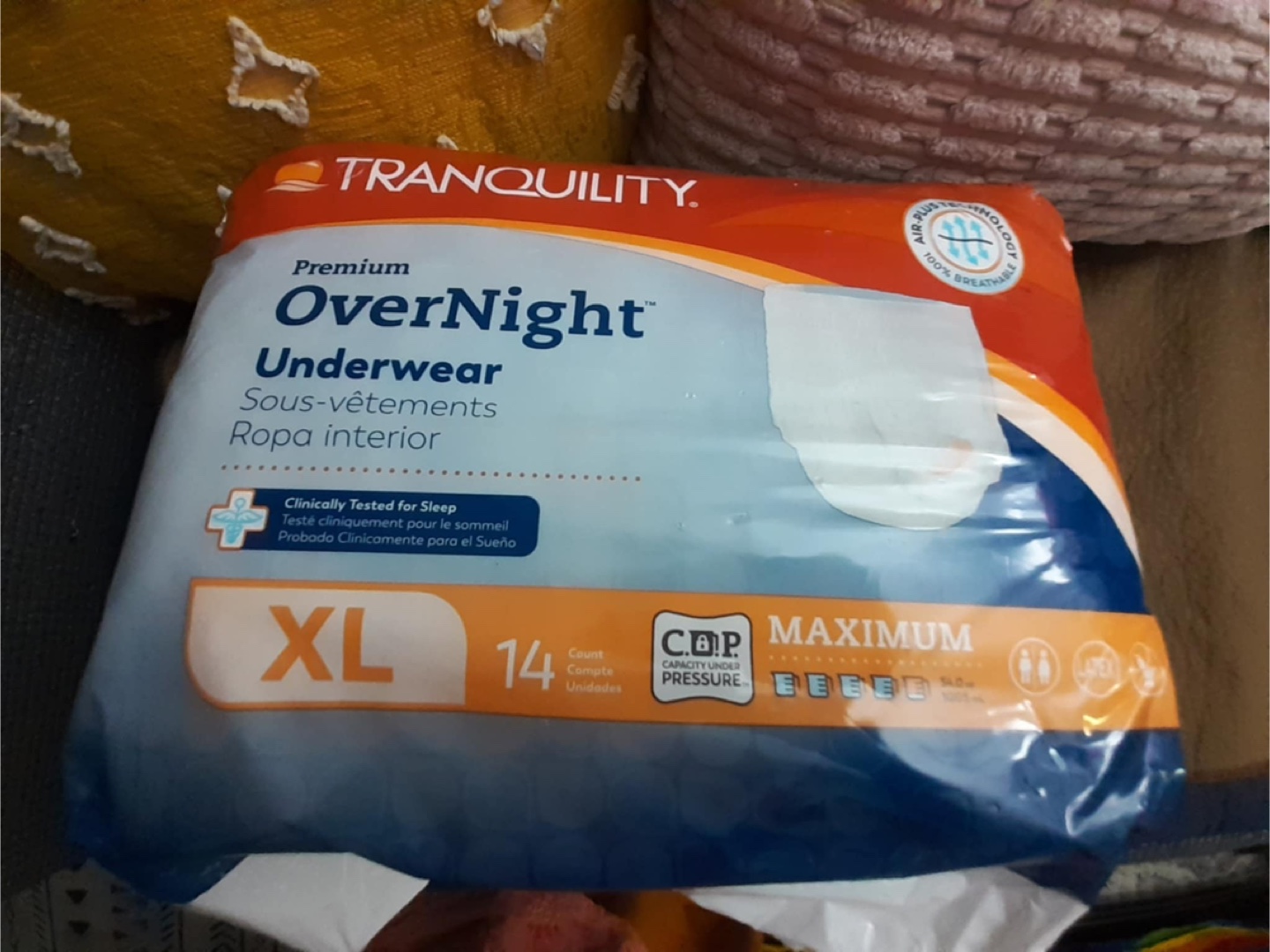 Tena ProSkin Overnight Underwear, Large - photo 2