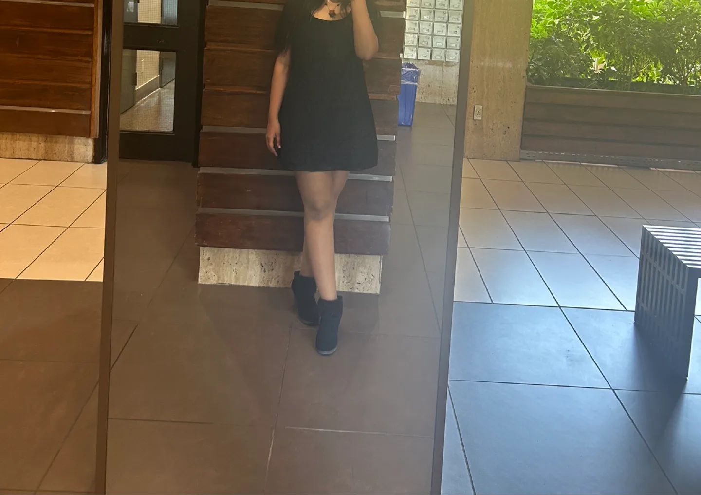 Tan Mini Skirt with Bow Detail image indicator(4)